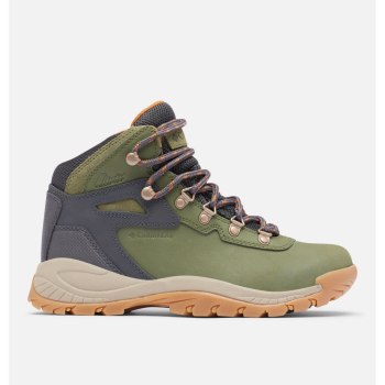 Columbia Newton Ridge Plus Waterproof Wide, Botas De Montaña Verdes Para Mujer | 879132-WPZ